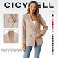 ⏳LAST DAY SALE 70% OFF✨🍂 Women's Casual Blazer Fitted Long Sleeve Work Office Suit Jacket with Flap Pockets