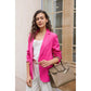 ⏳LAST DAY SALE 70% OFF✨🍂 Women's Casual Blazer Fitted Long Sleeve Work Office Suit Jacket with Flap Pockets