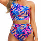 💥Last Day Special Sale 49% OFF🩱One Shoulder High Waisted Bikini Sets Two Piece Swimsuit Tummy Control