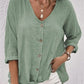 🍂Autumn Sales 49% OFF🍁Women Linen V-neck Loose Top
