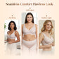 🎉Final 12 Hours- Only ￡9.99!!🌸💕Jelly Wireless Womens Comfortable Wireless Bras Push Up Bralettes Seamless Tshirts Bras Deep V Everyday Bras