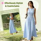 ⏳LAST DAY SALE 50% OFF!!🔥2026 NEW Plaid Tie-Waist Maxi Dress – Comfy & Flowy 🌿Your Go-To Elegant Summer Dress ✨