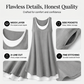 ⏰2026 Summer Hot Sale 50% OFF💃Women's Casual Loose Sleeveless Fake Two Piece Tank Dress