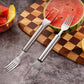 🍉 Effortless Fruit Prep-49% OFF-✨2-in-1 Fruit Cutter & Fork – For Quick and Easy Fruit Serving!🍓