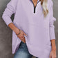 🎉2026 Hot Sale 50% OFF💞🔥Women's Half Zip Sweatshirt Hoodless Hoodie Stand Collar Top