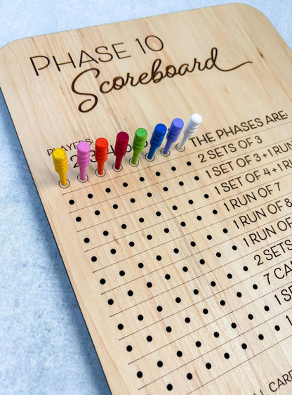 👪Christmas Sale 49% OFF 🎲Phase 10 Score Board