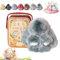 🎁Easter Best Gift  70% Off💥🐰Easter Cute Bunny Plush Keychain - Iron Box Gift Option, 🎁Easter Sweet Surprise