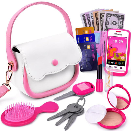 ✨LAST DAY ONLY 49% OFF🔥  Purse Pretend Play Makeup Toy Set