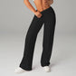 💗LAST DAY SPECIAL SALE 50% OFF👖Women's Plain Loose Wide Leg High Waist Sporty Straight Leg Pants with Pockets✨-Comfortable Daily Wear