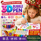 💥LAST DAY BUY 1 GET 1 FREE!!🎁🔮Magic Pen – Draw 3D with one stroke!🎄DIY Bubble Popcorn Drawing Pens