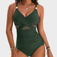 💃Hot Sale 49% OFF💃Metallic Accent Mesh Panel One-Piece Swimsuit