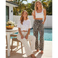 💖LAST DAY SALE 50% OFF💷Women's Summer Wide Leg Pants Flowy Drawstring Elastic Waist Trousers with Pockets