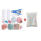 🔥HOT SALE 50% OFF🎁 ✨ DIY Stress Ball Making Kit, Includes 6 Filling Packs, 10 Transparent Blank Soft Skins, Expansion Tool, Ideal for Adult Stress Relief, Squishy Maker