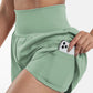 ✨️2025 Hot Sales 49% OFF✨️High Waisted 2-in-1 Yoga Shorts & Side Pockets