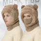 ⏳🎁70% OFF!!!-Ready for Winter!!!❄️🐻3-in-1 Cute Bear Ear Fleece Plush Winter Hat