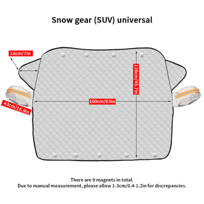 ❄️Winter Sales- 49% OFF🚗❄️4-Layer Magnetic Windshield Car Snow Cover