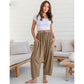 🔥Last Day Promotion 49% OFF❤️Women‘s Linen Blend Oversize Loose Wide Leg Pants with Pockets