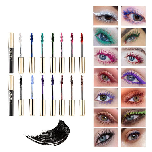 🎅Xmas Hot Sales - Buy 1 get 1 Free💥Silk Fiber Mascara Lash Color Mascara