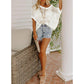 💥This Week's Special Price-49% OFF💥Womens Summer Scoop Neck Short Sleeve Sweater Casual Crochet Hollow Out Knit Top