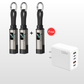 ⏳LAST DAY SALE ONLY ￡7.99!!🔥🔌 4-in-1 Charging Cable with Digital Display & Keychain – Fast-Charging, Kink-Resistant & Compact