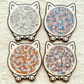 🎁70% OFF!!!-Ready for Christmas!🎅🧩135-Piece Cute Cat Puzzle Challenge Irregular Shaped Wooden Jigsaw Puzzle👍🎁Stress Relief Enthusiast Gift, Christmas Gift✨