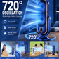 🥳2026 HOT SALE 50% OFF! 💨🌙Portable Table Fan – 5 speeds, ultra‑quiet, gentle breeze. Perfect for bedroom or office. Stay cool without noise! 😴✨