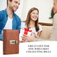 🎁🎅70% OFF!!!-Ready for Christmas!🎄PU Leather Binder Savings Notebook with 3-Digit Resettable Password Lock✉️💸Large Capacity Storage for Money & Important Items