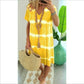 💃2026 Summer Hot Sale 70% OFF🌈Tie-Dye Striped Short Sleeve T-Shirt Dress – Soft & flowy – Perfect for summer, beach or casual days – comfortable and stylish 🌊✨