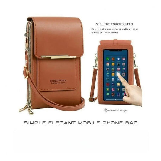 🏆Last Day Promotion 60% OFF✨📱2026 Trendy Minimalist Elegant Women's Touchscreen Crossbody Phone Wallet - Multi-Card Slots & Coin Pouch | Adjustable Strap Water-Resistant