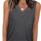 🔥BUY 3 PAY 2 (CODE: LUCKY)🔥Women's Sleeveless V-Neck Slimming Loose Fit Casual Tank Top T-Shirt
