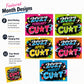 🎁Last Day Sale Only ￡8.99!!🌟2027 Year of the Cunt Wall Calendar – Bold Graffiti Humor Calendar📆
