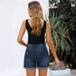 💖LAST DAY SALE 50% OFF🩳Women's Casual Ripped Denim Shorts High Rise Distressed Rolled Hem Jeans Shorts