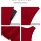 👑Hot Sale 49% OFF💃Women's Solid Color Sleeveless Waist Pleated Design Dress with Pockets