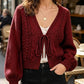 🍂Last Day Promotion 70% OFF💗Women's Solid Basic Loose-Fit Drop Shoulder Long Sleeve Cardigan