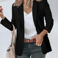 ⏳LAST DAY SALE 70% OFF✨🍂 Women's Casual Blazer Fitted Long Sleeve Work Office Suit Jacket with Flap Pockets