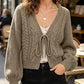 🍂Last Day Promotion 70% OFF💗Women's Solid Basic Loose-Fit Drop Shoulder Long Sleeve Cardigan