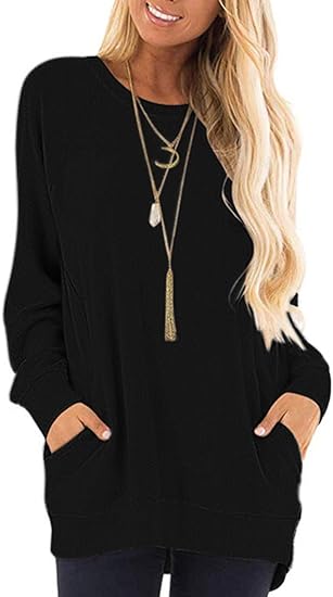 ⏰Winter Sales 49% OFF🍂Women Long Sleeve Sweatshirts with Pockets