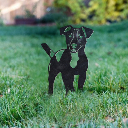 Jack Russell Terrier Metal Silhouette