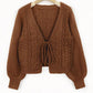 🍂Last Day Promotion 70% OFF💗Women's Solid Basic Loose-Fit Drop Shoulder Long Sleeve Cardigan