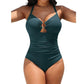 👙2026 NEW TYPE 50% OFF✨Women's Ring Linked One-Piece Swimsuit
