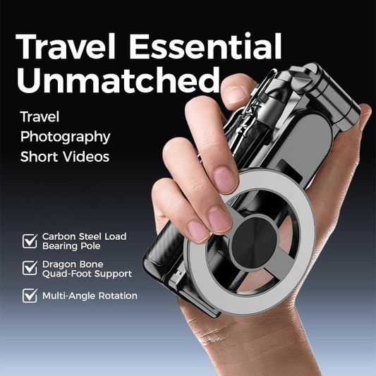 🔥Last Day Sale 49% OFF🌟4-in-1 Multifunctional 360° Rotation Magnetic Selfie Stick