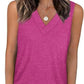 🔥BUY 3 PAY 2 (CODE: LUCKY)🔥Women's Sleeveless V-Neck Slimming Loose Fit Casual Tank Top T-Shirt