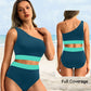 💥Last Day Special Sale 49% OFF🩱One Shoulder High Waisted Bikini Sets Two Piece Swimsuit Tummy Control