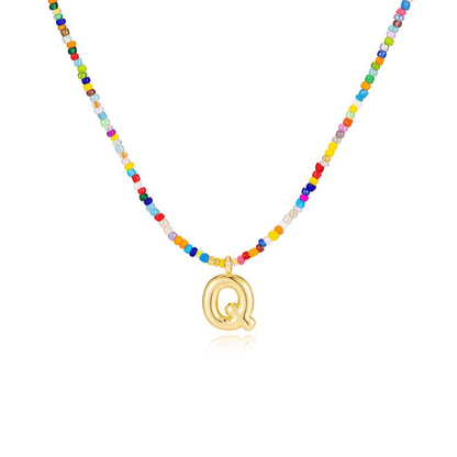🎁The Best Gifts For Halloween🎃50% OFF🌈Letter Beaded Necklace for Women🔤A-Z