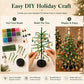 ⏳LAST DAY SALE ONLY ￡6.99!🎄✨ DIY Beaded Christmas Tree Kit – 🎅Create Your Own Sparkling Holiday Decoration