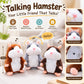 🐹Last Day Special Price £12.99!✨✨Talking Hamster Plush – repeats whatever you say, auto head-shaking, hilarious fun for kids & adults