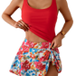 🩱LIMITED-TIME 50% OFF! 💖🌊Feminine Swimwear Set – Adjustable Strap Tank + Side Tie Flowy Skirt, Removable Padding, High-Waist Coverage🐚