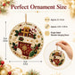 🎁LAST DAY SALE ONLY ￡7.99!!🎄✨6PCS Christmas Wooden DIY Painting Hanging Ornaments Set -💎Make sparkling 5D pearl decorations yourself