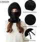 🎄Christmas Sale 50% OFF⛄️Women’s Thermal Knit Hood – Fleece-Lined Winter Hat, Neck Warmer & Face Cover Combo