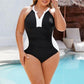 💖LAST DAY SALE 50% OFF💕Full Coverage Retro Color Block Slimming Swimwear